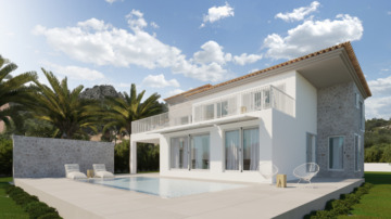 Finca-Projekt im Dorf Andratx mit viel Privatsphäre zu verkaufen, 07150 Andratx (Spanien), Wohngrundstück